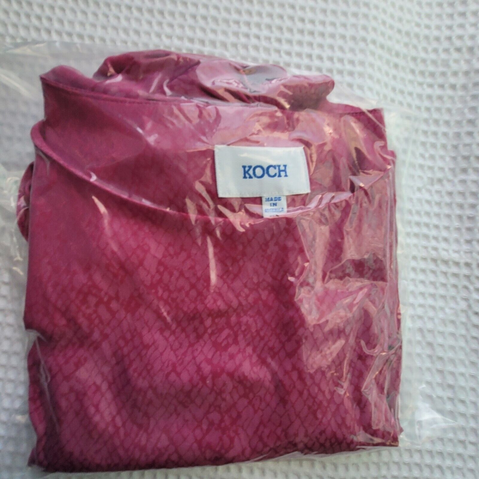 Koch Women's Pink Python Print Flutter Sleeve Sco… - image 12