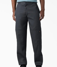 Dickies Cotton Blend Twill Work Pants Loose Fit Straight Leg Charcoal 36x34 NEW
