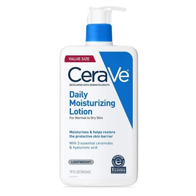 CeraVe Daily Moisturizing Lotion for Dry Skin, 19 Fl Oz (Pack of 1), Basic 
