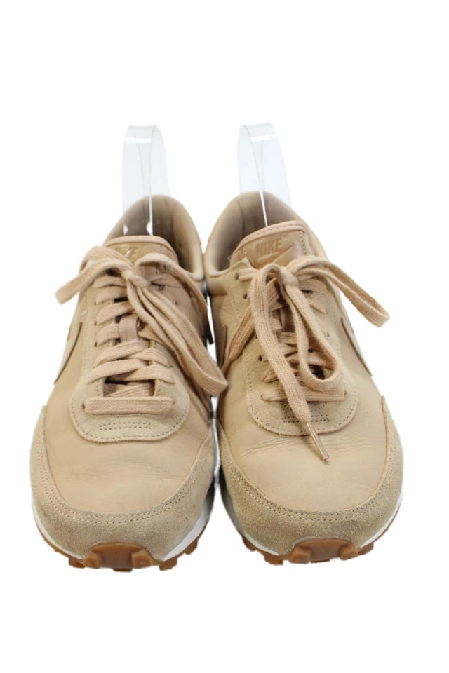 Nike Mujer Texturizado Forrado Con Cordones Zapatillas bajas Nude Talla 7.5 Foto 2 de 4