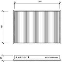 Diederichs DCI0021 Innenraumfilter, Pollenfilter FüR VW Passat B3/B4 (3A2, 35I)