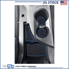 Interior Non-slip Anti Dust Cup Holder Inserts Center Console Liner Mats Door
