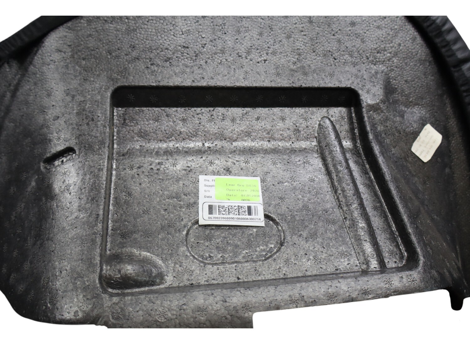 14-17 Maserati Ghibli Rear Side Lower Bottom Bench Seat Cushion Black Oem