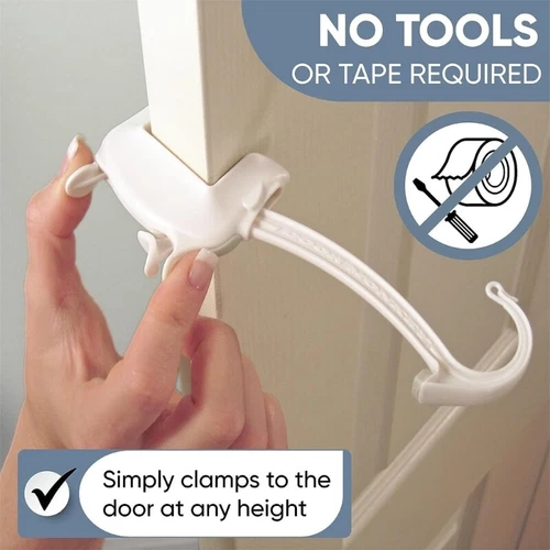 Pack Child Proof Door Finger Pinch Guard Baby Door Lever Handle - Picture 4 of 8