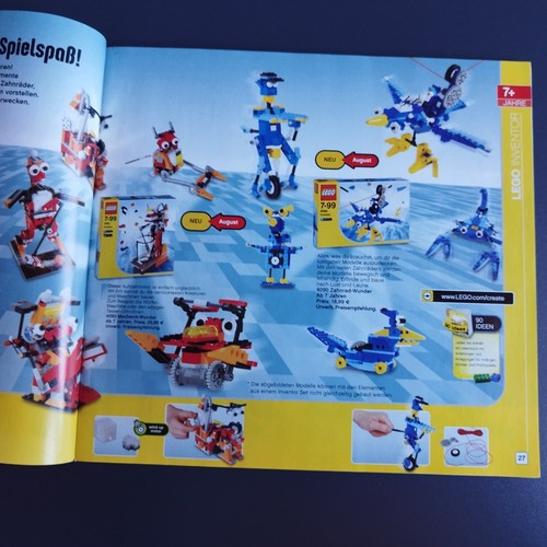 Catalogo Lego dal 2003, agosto-dicembre. Testo tedesco. 107 pagine. 21 x 20 cm. - Foto 9 di 23