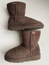 Yellow Earth Andie Sheepskin Winter Boots Women's Size 5 Color Brown 