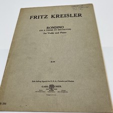 Fritz Kreisler Rondino on a Theme by Beethoven for Violin and Piano B590 Music
