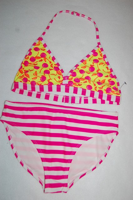 hot pink two piece bikini