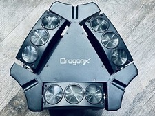 DragonX RGB Moving Head Light 9x3W LED 12/19 DMX Channel Sound Voice Activated