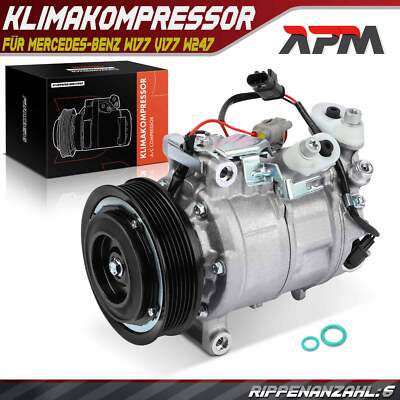 Klimakompressor 6SAS14C Ø115 für Mercedes-Benz W177 V177 W247 CLA C118 1.5L