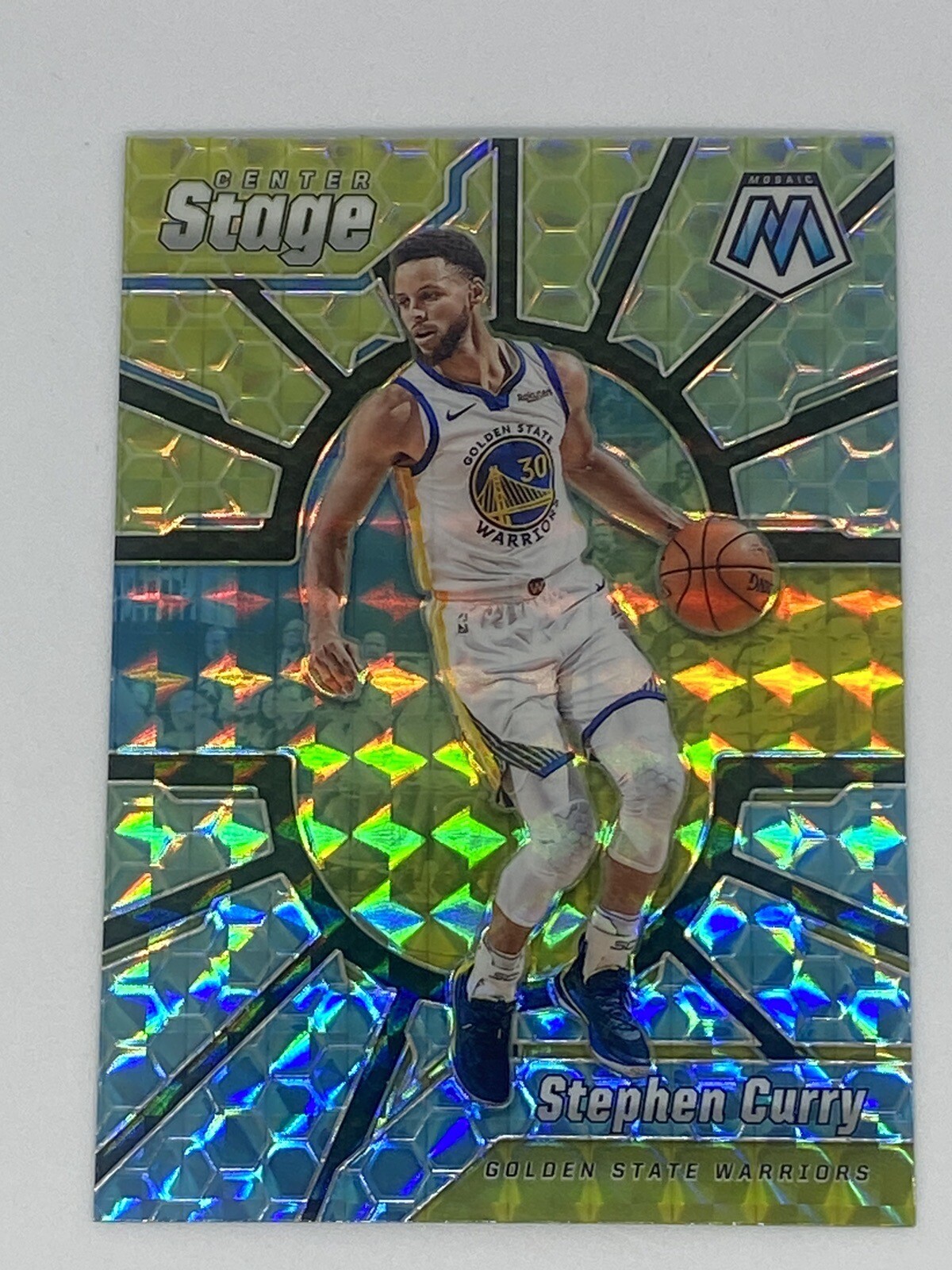 Stephen Curry 2019-20 Mosaic Center Stage Prizm🔥