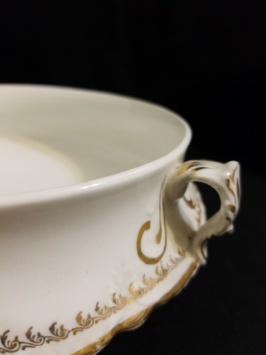 Homer Laughlin Majestic 69L? Vegetable Bowl Hudson 7" White Gold **No Lid** - Picture 4 of 11
