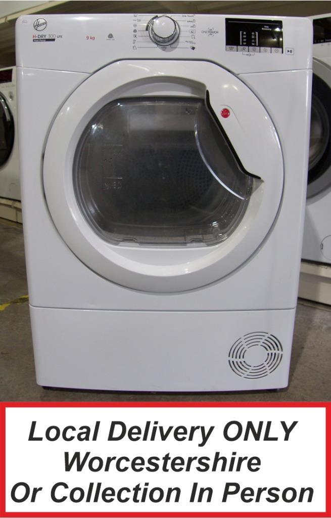 Hoover HLEH9A2DE-80 White Heat Pump Tumble Dryer 9 KG A++ AquaVision Tank PTD
