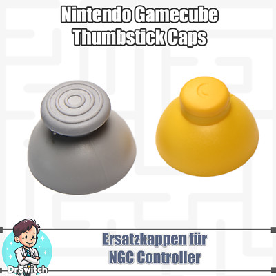 2x Thumbstick für Nintendo Gamecube Controller NGC Analog Sticks Caps Kappen Set
