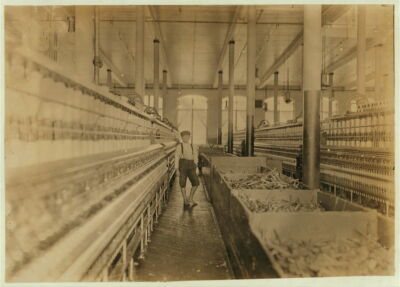 8'' x 10'' Photo One of the youngsters working in Lancaster Cotton Mill