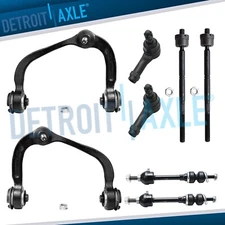 Front Upper Control Arms Tierods Sway Bars for 2005 2006 -2008 F-150 Mark LT 4WD