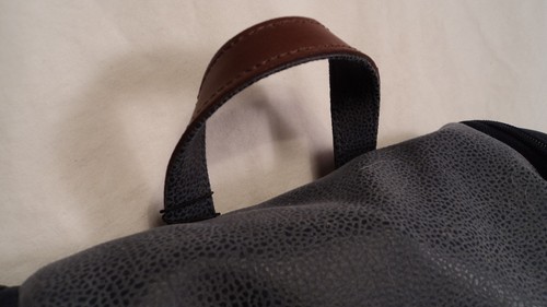 Boyt 1006 Stone Blue Ultra Suede Hanging Toiletry Kit - Picture 6 of 6