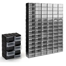 Schubladenwandregal Organizer Werkstatt Hobby Beruf Kleinteile Klarsicht Schübe 