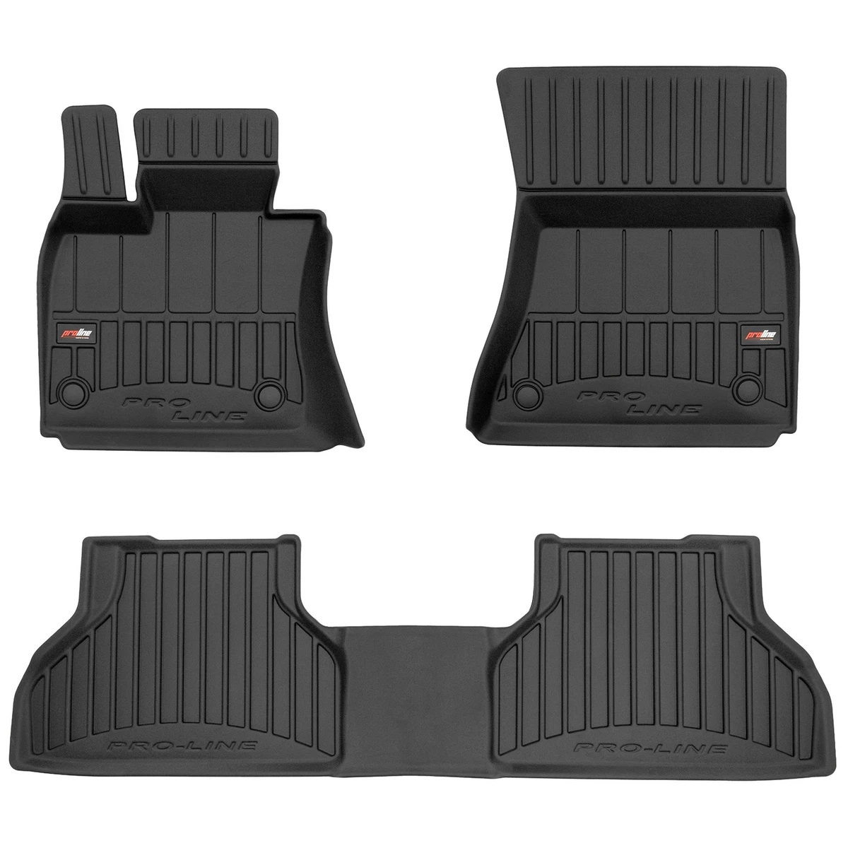 J&J AUTOMOTIVE Tappeti Auto Su Misura Per BMW X5 E53 2000-2006: Set 4 Pezzi In Velluto, Antiscivolo E Fonoassorbenti - 5