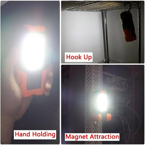 Hand COB LED Flashlight Magnetic work light Lamp For Car repair camping Hiking - Picture 6 of 6