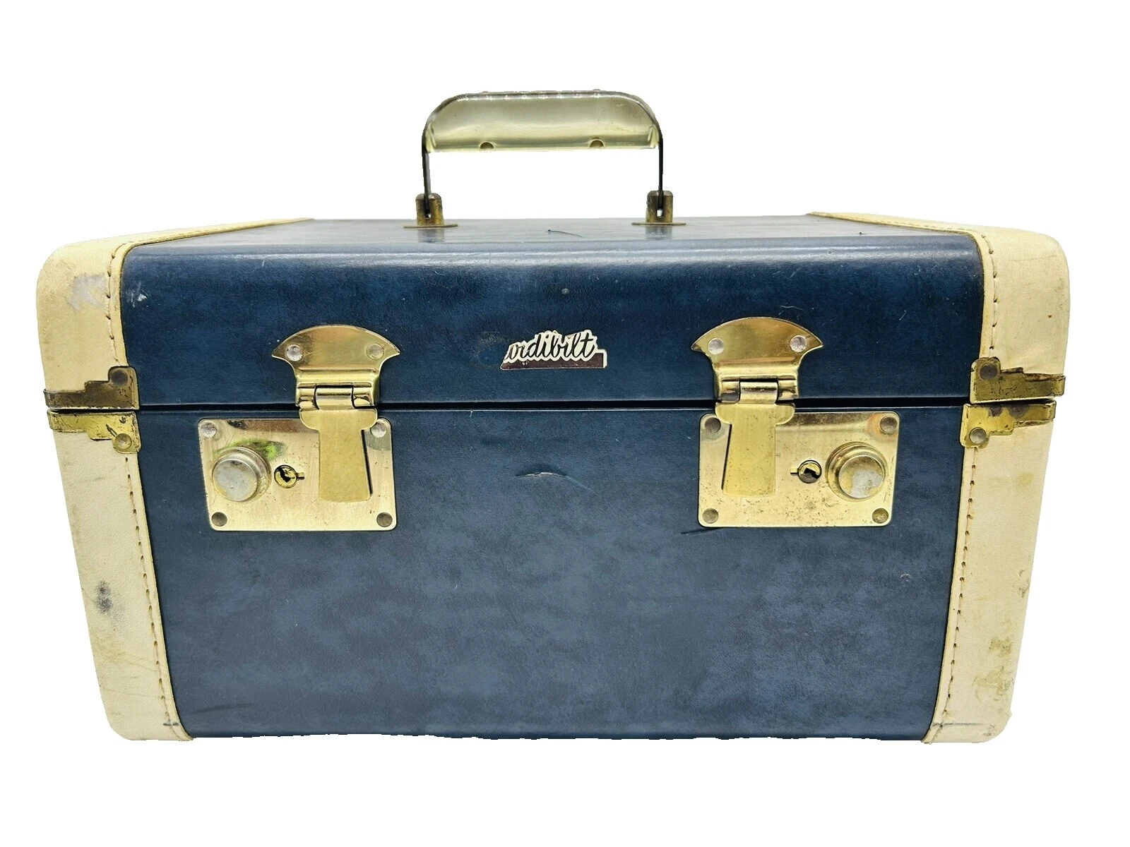 White 1950s Vintage Luggage & Vintage Travel Accessories