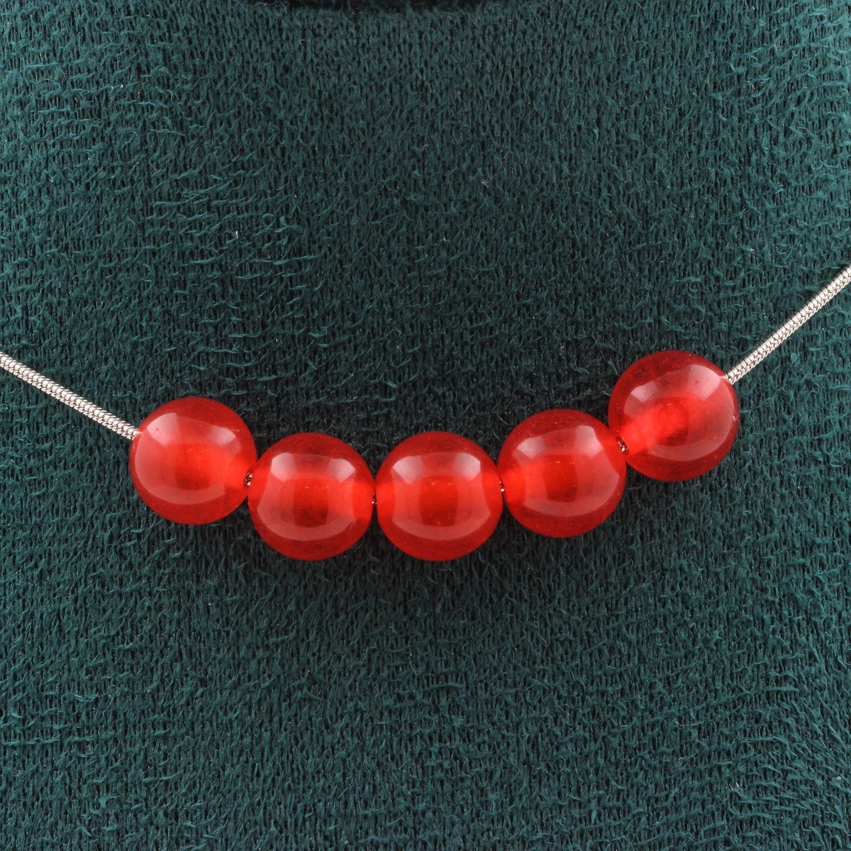 Collana di perline rosse per donna, collana di perline di legno ucraine, collana di perline grandi, collana multifilo massiccia, gioielli in legno boho - Italia