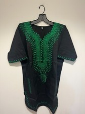 African clothing for men-Dashiki S-7X black