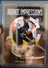 08-09 UD Rookie Impressions Luca Sbisa rookie hockey card Philadelphia Flyers