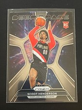 2023-24 Panini Prizm Scoot Henderson Rc Deep Space Insert Blazers 