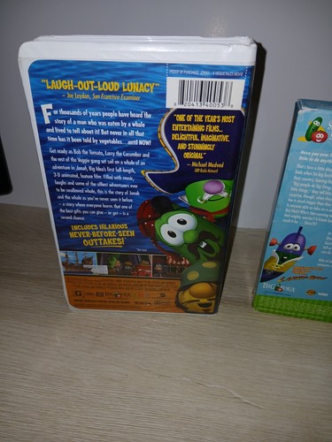 Lot Of 3 Veggie Tales VHS Tapes Jonah, Dave & The Giant Pickle & An Easter Carol - Picture 16 of 24