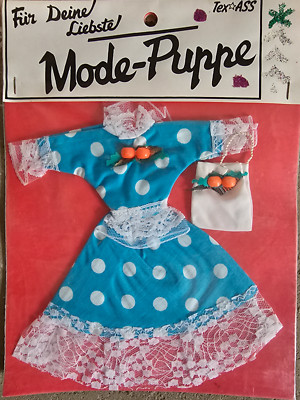 48 Vintage/Retro OVP Modepuppen Kleidung TEXASS, für zb 29 cm Petra Plasty u.a.