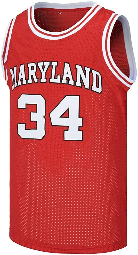 Len Bias 34 Maryland Terrapins Movie Basketball Jersey Stitched. Medium