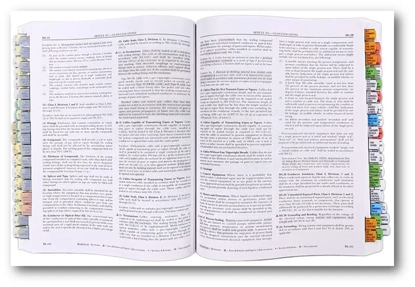 2023 Color Coded EZ Tabs with EZ Formula Guide based on 2023 NEC Code books - Image 4 of 4
