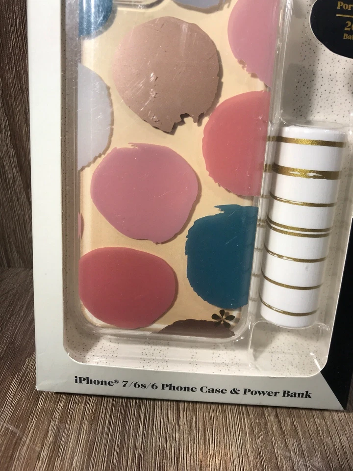 Cubierta Wit & Delight Apple iPhone 6 / 6s / 7 + Banco de alimentación puntos grandes Foto 2 de 4