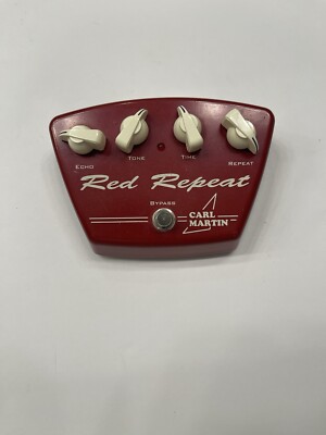 Carl Martin Red Repeat Digital Delay Echo Vintage Series Guitar Effect Pedal