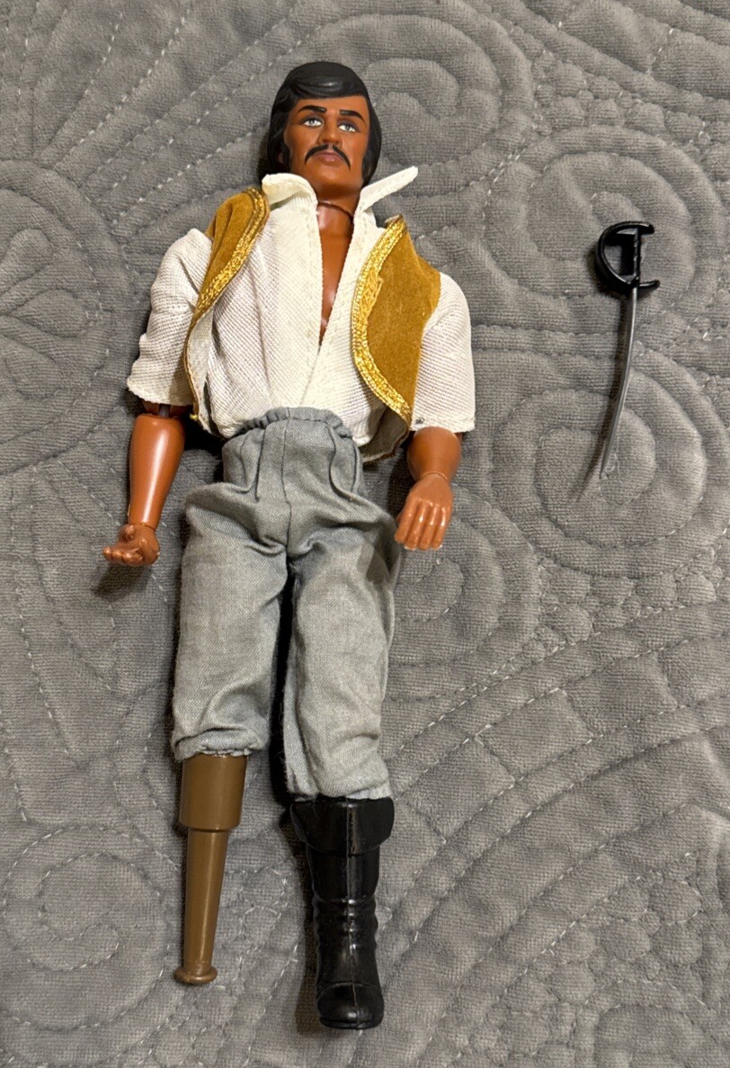 Vintage Matchbox Fighting Furies Captain Pegleg Pirate Toy Action Figure 1970s