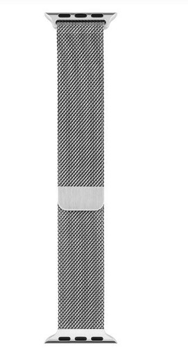 Bracelet boucle milanaise Apple authentique compatible avec montre série 42 mm 44 mm 45 mm 3 4 5 6 7 8 SE - Photo 8 sur 11