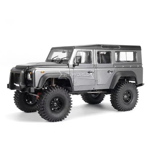 شاحنة RC 1/10 LR DEFENDER 110 4X4 2-Speed Diff Lockers *RTR* -رمادي-
