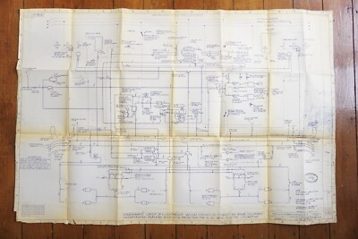 1965 Bremsausrüstung Bo Bo Dieselelektrische Lok Eisenbahn Diagramm Zeichnung