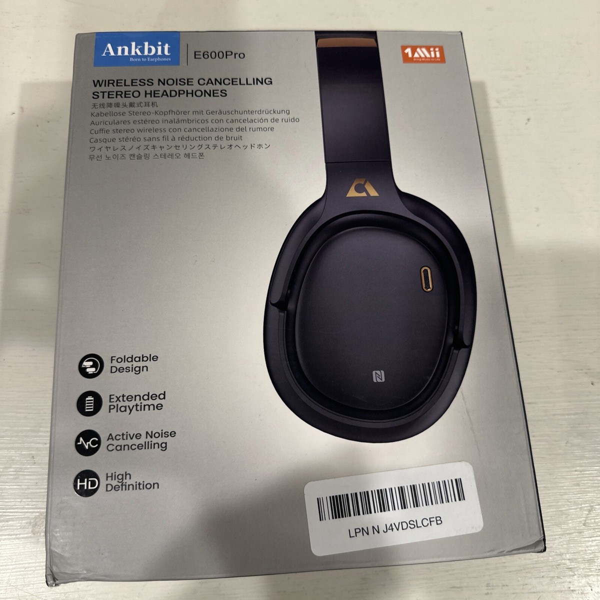 Ankbit ヘッドホン bluetooth E600Pro