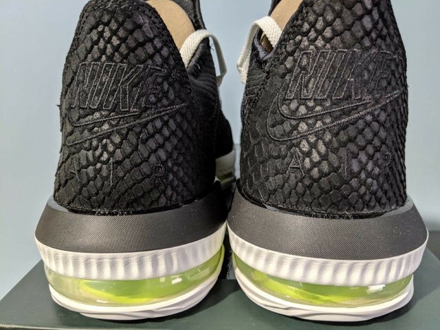 lebron 16 low black and white