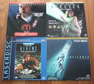 Laserdisc  LD´s / The Puppet Masters/ Species/ Aliens Die Rückrehr/ Leviathan