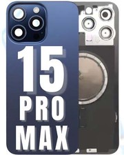 For iPhone 15 Pro Max Back Glass Replacement with Pre-Installed MagSafe Magnet