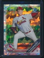 ZACK THOMPSON 1st 2019 Bowman Chrome Draft SAPPHIRE REFRACTOR Rookie Card RC