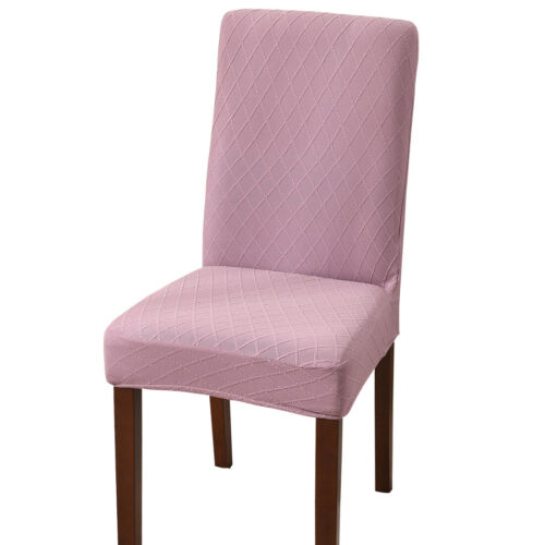 Stretch Dining Chair Seat Covers Slip Wedding Banquet Party Removable Slipcover - Picture 35 of 35