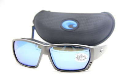 NEW COSTA DEL MAR 06S9009-3162 GREY POLARIZED AUTHENTIC SUNGLASSES 62-11
