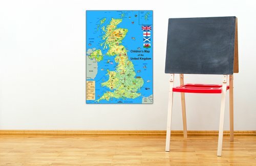 CASTLES of BRITAIN～英国の城ガイドマップポスター～ の額