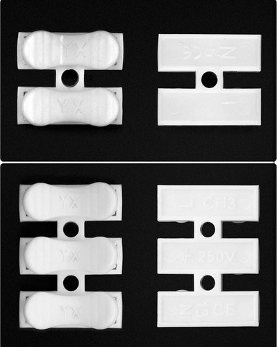 100 Pcs Spring Wire Connectors, CH2 CH3 Electrical Connector Blocks - Picture 4 of 6