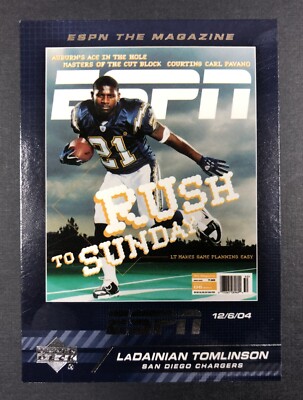 2005 Upper Deck Ladainian Tomlinson ESPN Magazine #TM-1 HOF Chargers Free Ship