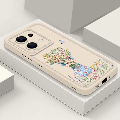 Girl's Flower For Xiaomi Redmi Note 13 12 11 Pro Poco F6 X6 Pro Soft Case Cover - Picture 6 of 14